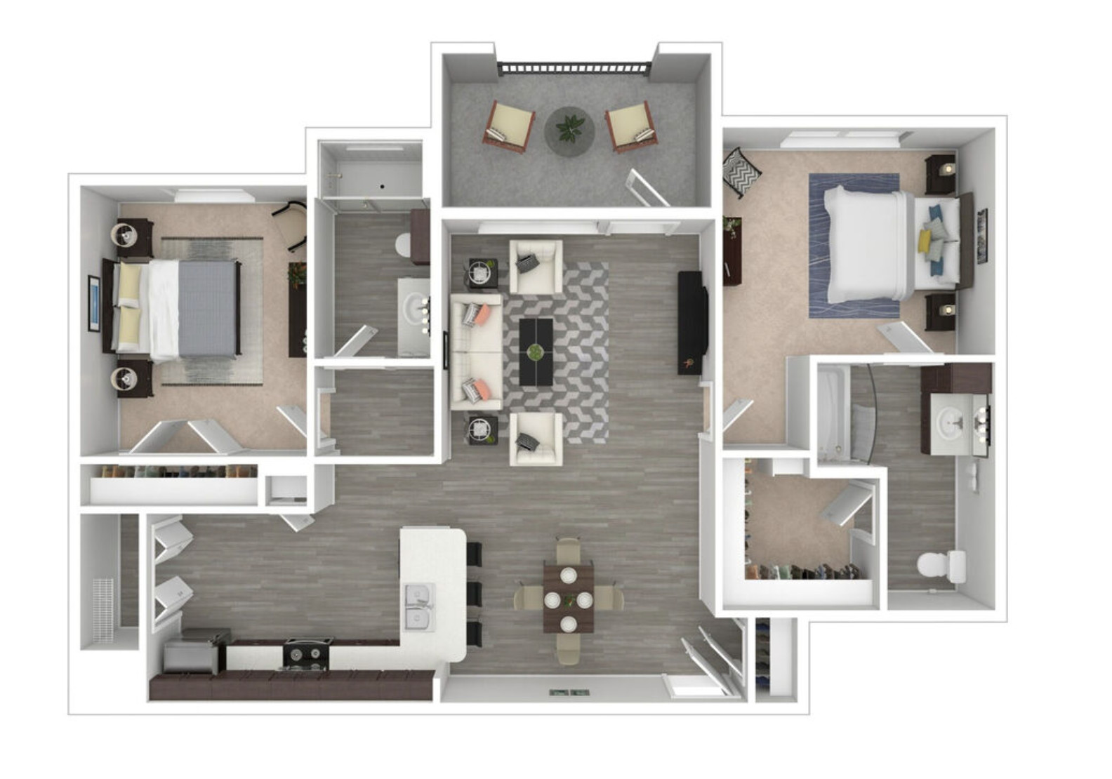 Crowley Apartment Floor Plan